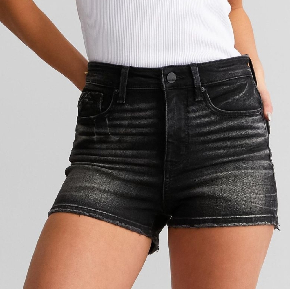 Buckle Black Shorts